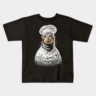 chef seal Kids T-Shirt